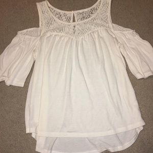 Open shoulder top: Size XS